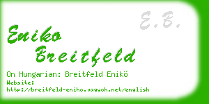 eniko breitfeld business card